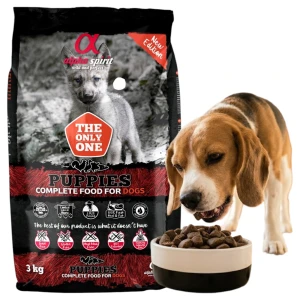 ALPHA SPIRIT Karma Półwilgotna dla Psów Puppy Indyk+Ryba 3kg