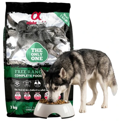 ALPHA SPIRIT Karma Półwilgotna dla Psów Kaczka Treserki Smaczki 3kg