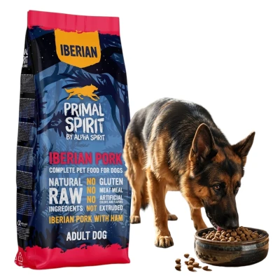Aplha Spirit Primal Iberian Pork 70% Miękka Sucha Karma Dla Psa 12kg