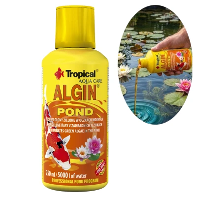 TROPICAL ALGIN POND 250ml - preparat do zwalczania glonów zielonych w oczkach wodnych