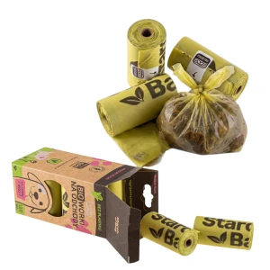 STARCHBAG Kompostowalne BIOworki na Odchody ECO ZESTAW 8 rolek 120szt. ZIELONE