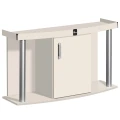 Szafka pod Akwarium Profilowane Owalne Comfort 120x40x67cm Szampański