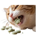 GimCat Denta Tabs Pastylki Kuleczki na Higiene Jamy Ustnej u Kota Usuwają Kamień 40g