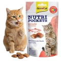 GimCat Nutri Pockets SALMON Przysmak Smaczek Przekąska dla Kota Poduszeczki z Nadzieniem z Łososiem 60g