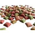 GimCat Nutri Pockets MALT MIX Przysmak Smaczek Przekąska dla Kota Poduszeczki z Nadzieniem Mix 3 Smaków Wołowina, Łosoś, Kocimiętka 150g