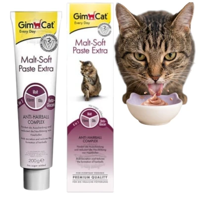 GimCat MALT SOFT EXTRA Pasta odkłaczająca dla kotów 200g