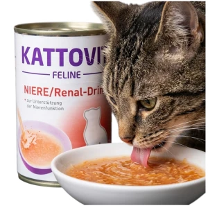 Kattovit Renal Drink Napój z Kurczakiem dla Kota Wspomagający Funkcje Nerek 135ml
