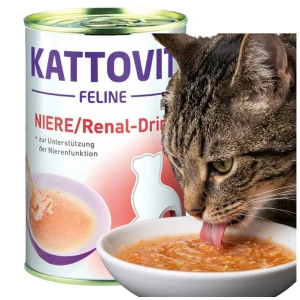 Kattovit Renal Drink Napój z Kaczką dla Kota Wspomagający Funkcje Nerek 135ml