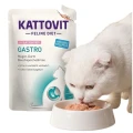 Kattovit Gastro PAKIET 12x85g Karma Mokra dla Kotów Na Układ Trawienny MIX SMAKÓW