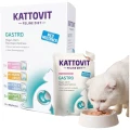 Kattovit Gastro PAKIET 12x85g Karma Mokra dla Kotów Na Układ Trawienny MIX SMAKÓW