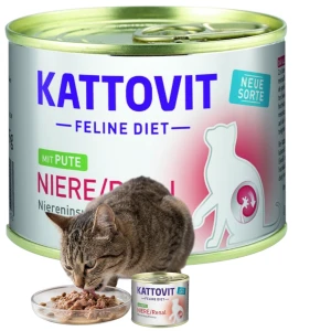 Kattovit Renal z Indykiem Karma dla Kotów Wspomagająca Pracę Nerek 185g