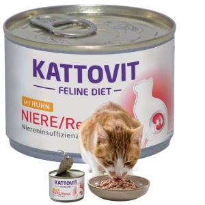 Kattovit Renal z Kurczakiem Karma dla Kotów Wspomagająca Pracę Nerek 185g