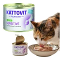 Kattovit Sensitive Monobiałkowa Karma dla Kotów z Indykiem na Alergie Pokarmowe 185g