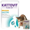 Kattovit Gastro Karma dla Kotów z Kurczakiem i Ryżem Wspomaga Układ Pokarmowy 85g