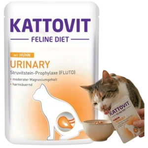 Kattovit Urinary z Kurczakiem Karma dla Kotów Wspomagająca Układ Moczowy 85g