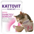 Kattovit Diabetes Karma dla Kotów z Łososiem Wspomaga Redukcję Wagi 85g
