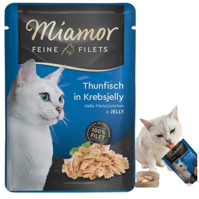 Miamor Karma Mokra Feine Filets Tuńczyk z Galaretką Krabową 100g