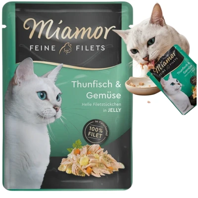 Miamor Karma Mokra Feine Filets Tuńczyk z Warzywami 100g