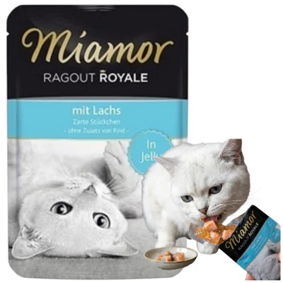 Miamor Ragout Royale w galaretce z Łososiem 100g