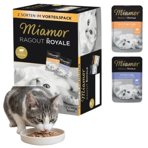 Miamor Karma Mokra Ragout Royale Kitten w Galaretce dla Kociąt MIX SMAKÓW 12x100g