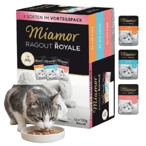 Miamor Karma Mokra Ragout Royale w Galaretce MIX SMAKÓW 12x100g