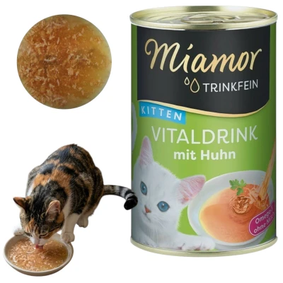 Miamor Vitaldrink Kitten z Kurczakiem Napój dla Kociąt 135ml