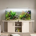 Szafka pod Akwarium Profilowane Owalne Comfort 200x80x67cm Szampański