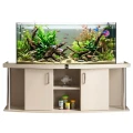 Szafka pod Akwarium Profilowane Owalne Comfort 200x80x67cm Szampański