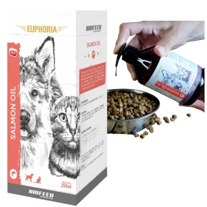 BioFeed Euphoria Olej Rybny z Łososia dla Psa Kota Omega 3 Omega 6 1000ml