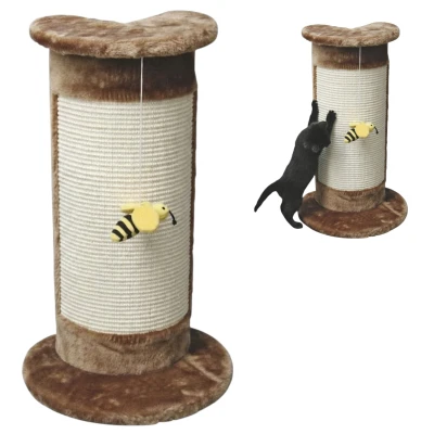 DRAPAK Narożny Dla Kota CORNER Brązowy 58cm