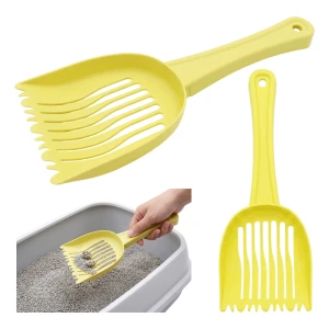 Łopatka Do Żwirku Dla Kota Do Kuwety ARIEL Żółta Cytrynowa