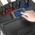 Aquael Hypermax Hypermax BT Thermo Filtr Zewnętrzny Do Akwarium 200-1500l 4500l/h z Wbudowanymi Grzałkami 2x150W