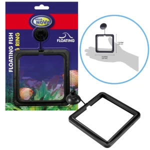 Aqua Nova Karmnik Plastikowy Pływający Kwadratowy 10x10cm