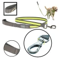 Kerbl Pet Light &amp; Reflex Solidna Smycz Podświetlana LED dla Psa 120cm 25mm
