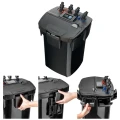 Aquael Hypermax Hypermax BT Thermo Filtr Zewnętrzny Do Akwarium 200-1500l 4500l/h z Wbudowanymi Grzałkami 2x150W