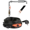 Kabel Grzewczy Przewód Grzejny do Rur z Termostatem 16W 1m