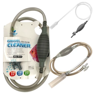 Jeneca AS-777 Odmulacz Akwariowy Duży z Zaworem, Pompką i Wężem 120cm GRAVEL CLEANER