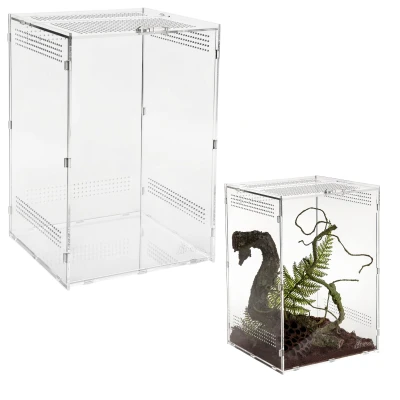 Terrarium z Akrylu DIVERSA 20x20x30 Dla Modliszki Ptasznika