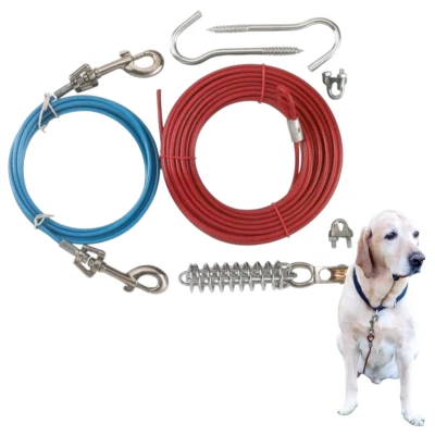 Kerbl Yard Lead Set Zestaw Wybiegowy Wybieg dla Psa 15m Linka + 3m Smycz