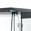 Kompletny Zestaw Akwariowy AQUOS AQUA PLAY 60 CZARNY 54L + Filtr Grzałka Oświetlenie LED do Domu i Biura