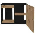 Szafka pod Akwarium Elitte 100x40x90 Czarny-Dąb Artisan