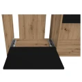 Szafka pod Akwarium Elitte 100x40x90 Dąb Artisan-Czarny