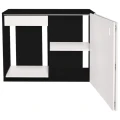 Szafka pod Akwarium Elitte 100x40x90 Czarny-Biały