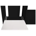 Szafka pod Akwarium Elitte 100x40x90 Czarny-Biały