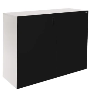 Szafka pod Akwarium Proste Elitte 100x40x90 Biały-Czarny