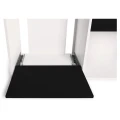 Szafka pod Akwarium Proste Elitte 100x40x90 Biały-Czarny