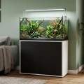 Szafka pod Akwarium Proste Elitte 100x40x90 Biały-Czarny