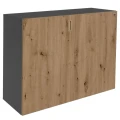 Szafka pod Akwarium Proste Elitte 100x40x90 Grafit-Dąb Artisan