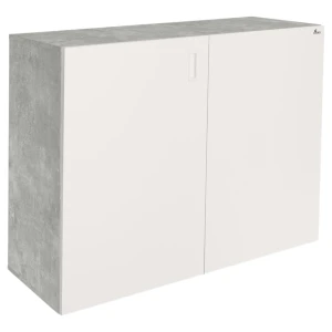 Szafka pod Akwarium Proste Elitte 100x40x90 Beton-Biały