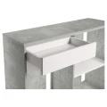 Szafka pod Akwarium Proste Elitte 100x40x90 Beton-Biały